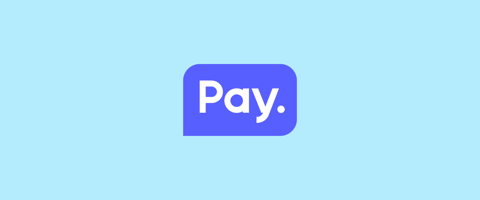 Pay. logo voor campings en hotels