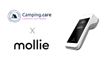 Mollie pin Terminal gekoppeld aan Camping.care